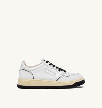 GOLF LOW SNEAKERS IN WHITE AND BLACK LEATHER GOLF LOW SNEAKERS IN WHITE AND BLACK LEATHER