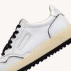 GOLF LOW SNEAKERS IN WHITE AND BLACK LEATHER