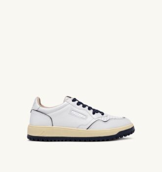 GOLF LOW SNEAKERS IN WHITE AND NAVY LEATHER