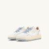 GOLF LOW SNEAKERS IN LEATHER COLOR WHITE AND PEARL BLUE