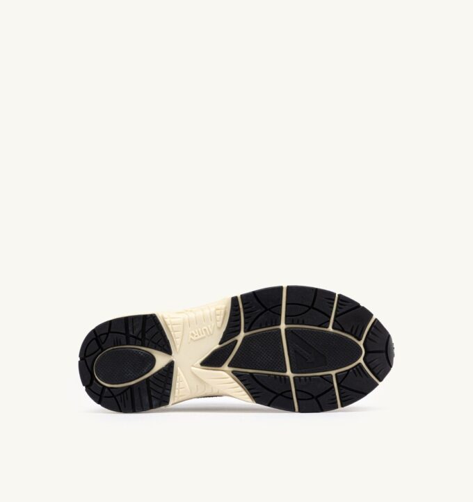 HYPERWAY SNEAKERS IN CIGAR AND SILVER MESH AND SUEDE