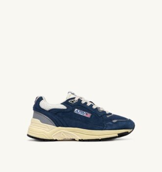 HYPERWAY SNEAKERS IN ENSIGN BLUE AND SILVER-TONE SUEDE AND MESH