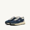 HYPERWAY SNEAKERS IN ENSIGN BLUE AND SILVER-TONE SUEDE AND MESH HYPERWAY SNEAKERS IN ENSIGN BLUE AND SILVER-TONE SUEDE AND MESH