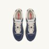 HYPERWAY SNEAKERS IN ENSIGN BLUE AND SILVER-TONE SUEDE AND MESH