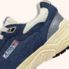 HYPERWAY SNEAKERS IN ENSIGN BLUE AND SILVER-TONE SUEDE AND MESH