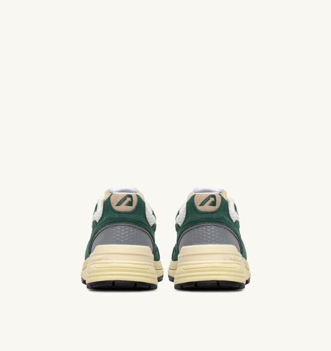 HYPERWAY SNEAKERS IN MALACHITE COLOR AND SILVER-TONE SUEDE AND MESH HYPERWAY SNEAKERS IN MALACHITE COLOR AND SILVER-TONE SUEDE AND MESH