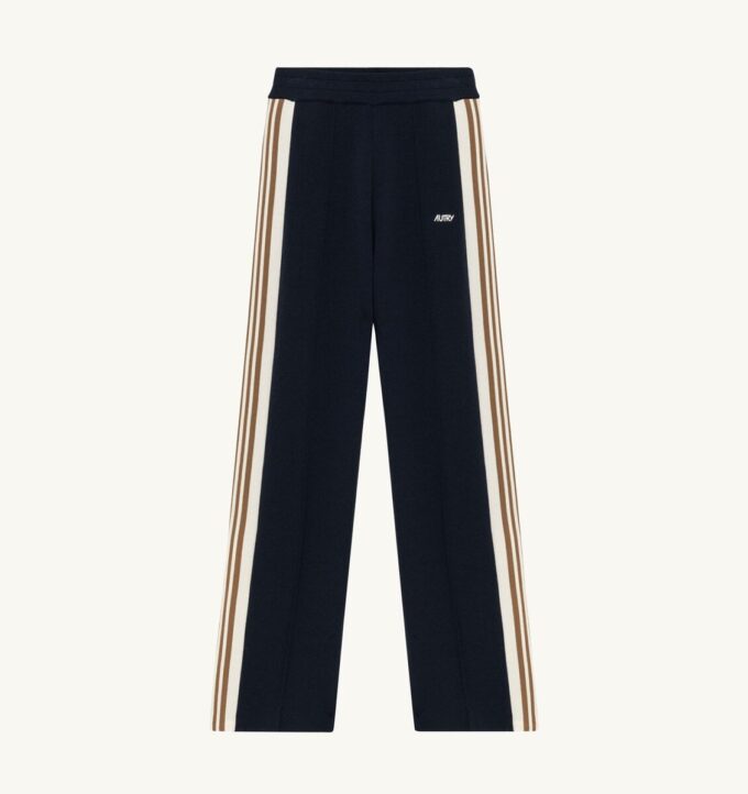 KNITTED TENNIS VISCOSE JOGGERS MAN