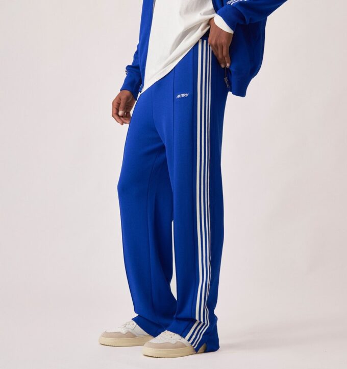 KNITTED TENNIS VISCOSE JOGGERS MAN