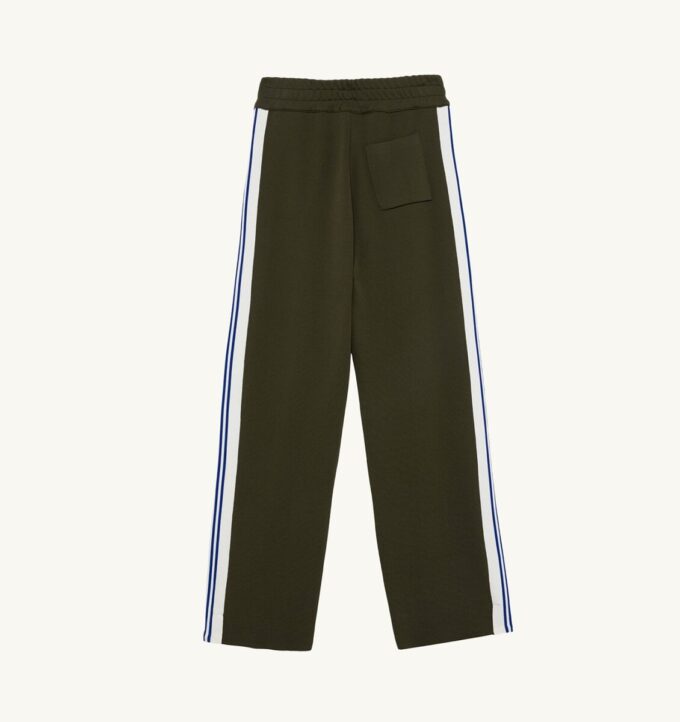 KNITTED TENNIS VISCOSE JOGGERS MAN