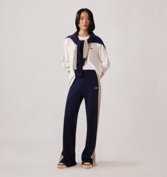 KNITTED TENNIS VISCOSE JOGGERS WOMAN