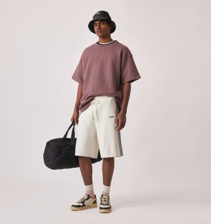 KNITTED TENNIS VISCOSE SHORT MAN