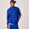 KNITTED TENNIS VISCOSE ZIP JACKET MAN