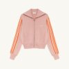 KNITTED TENNIS VISCOSE ZIP JACKET WOMAN