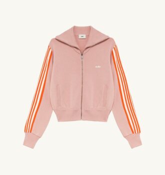 KNITTED TENNIS VISCOSE ZIP JACKET WOMAN