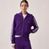 KNITTED TENNIS VISCOSE ZIP JACKET WOMAN