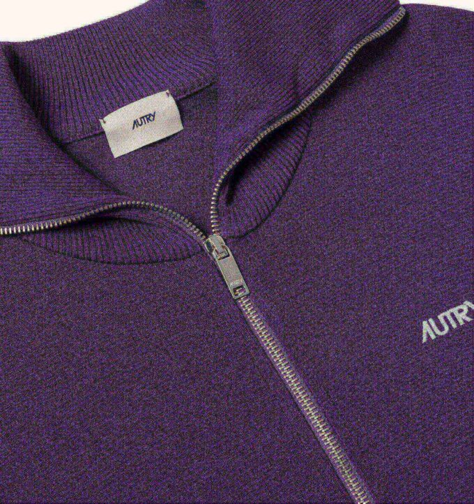 KNITTED TENNIS VISCOSE ZIP JACKET WOMAN