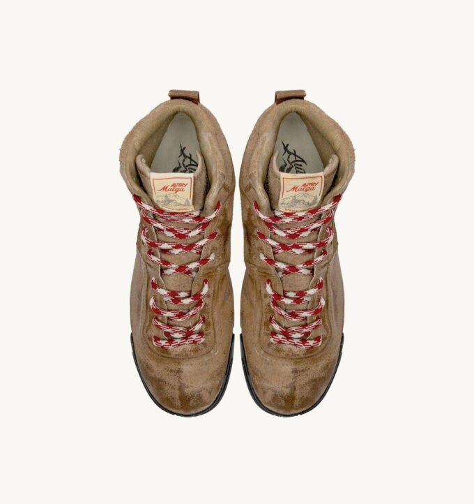 MALGA BOOTS IN LEATHER AND SUEDE COLOR CIGAR