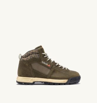 MALGA BOOTS IN NUBUCK LEATHER AND MESH COLOR HERB AND MOSSTONE