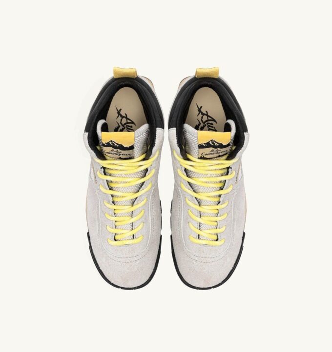 MALGA COURMAYEUR IN ICE AND LEMON DROP SUEDE
