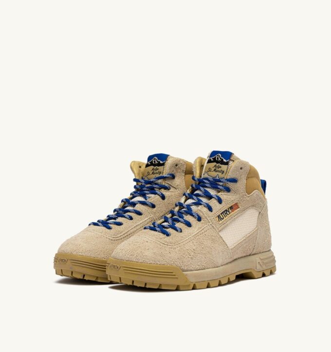 MALGA ST.MORITZ IN COOKIE AND DEJA VU BLUE SUEDE