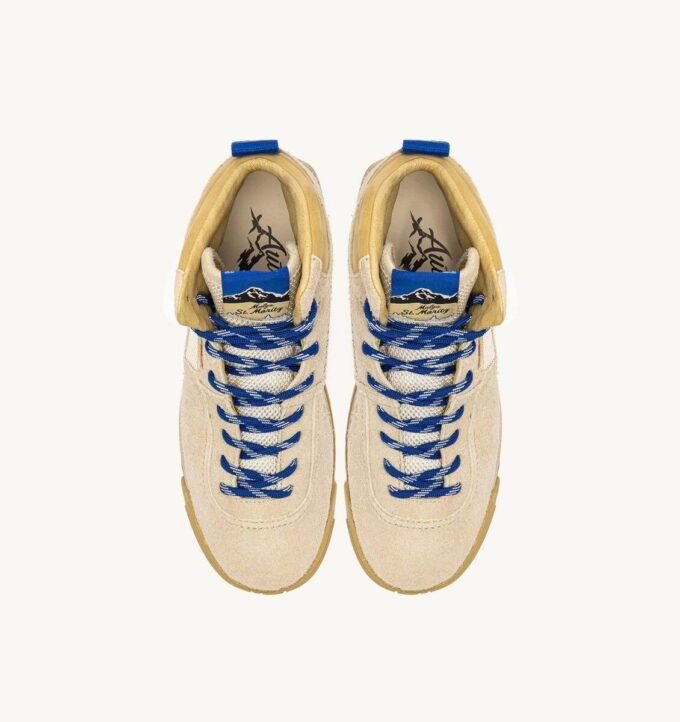 MALGA ST.MORITZ IN COOKIE AND DEJA VU BLUE SUEDE