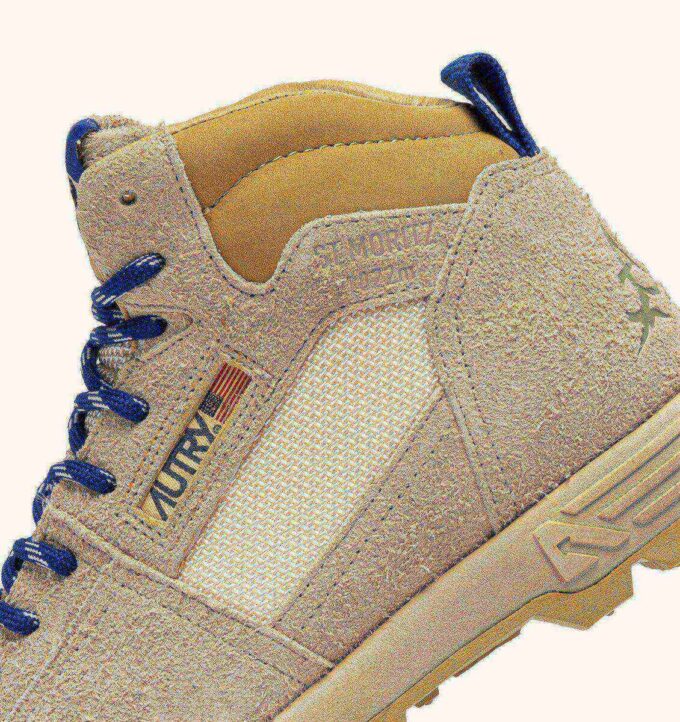 MALGA ST.MORITZ IN COOKIE AND DEJA VU BLUE SUEDE