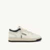 MED-WAY SNEAKERS IN LEATHER COLOR MARSHMALLOW AND BLACK