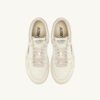 MED-WAY SNEAKERS IN LEATHER COLOR MARSHMALLOW AND PLATINUM