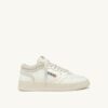 MED-WAY SNEAKERS IN LEATHER COLOR MARSHMALLOW AND WHITE