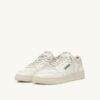 MED-WAY SNEAKERS IN LEATHER COLOR MARSHMALLOW AND WHITE