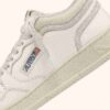 MED-WAY SNEAKERS IN LEATHER COLOR MARSHMALLOW AND WHITE