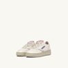 MEDALIST KIDS LOW SNEAKERS IN LEATHER COLOR SAND AND CREOLE PINK