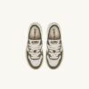 MEDALIST KIDS LOW SNEAKERS IN SCHIO GREEN AND LOFT GRAY IN SUEDE