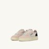 MEDALIST KIDS LOW SNEAKERS IN SUEDE COLOR ATLANTIC WHITE AND ROSEMARY