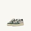 MEDALIST KIDS LOW SNEAKERS IN SUEDE COLOR LOFT WHITE AND GREEN