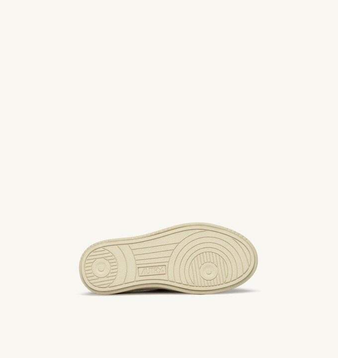 MEDALIST KIDS LOW SNEAKERS IN SUEDE COLOR LOFT WHITE AND GREEN