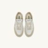 MEDALIST KIDS LOW SNEAKERS IN WHITE AND CREOLE PINK SUEDE