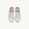 MEDALIST KIDS LOW SNEAKERS IN WHITE AND SPACE BLUE SUEDE