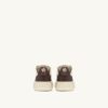 MEDALIST KIDS LOW SNEAKERS IN WHITE BROWN AND PINK LEATHER