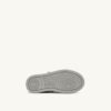 MEDALIST KIDSTRIPES LOW BICOLOR SNEAKERS IN WHITE AND LIGHT GRAY LEATHER