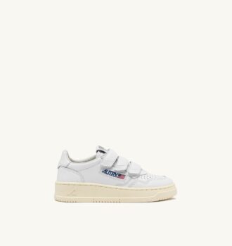 MEDALIST KIDSTRIPES LOW SNEAKERS IN WHITE LEATHER