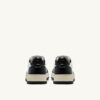 MEDALIST LOW BICOLOR SNEAKERS IN WHITE AND BLACK LEATHER