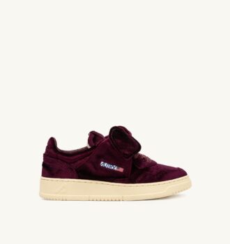MEDALIST LOW BOW ‘VELVET’ SNEAKERS COLOR BURGUNDY