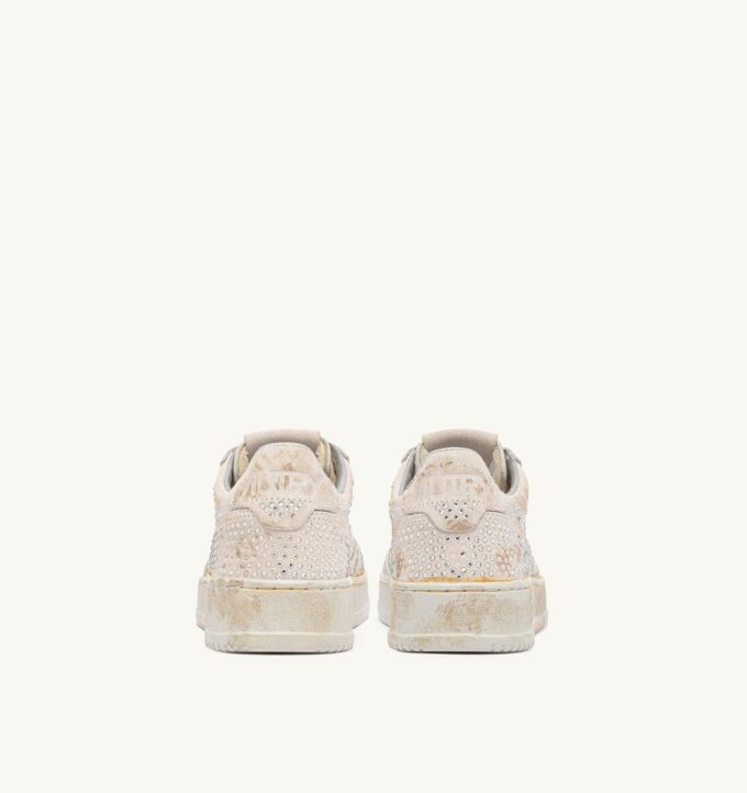 MEDALIST LOW ‘CRYSTAL’ MICRO RHINESTONES SNEAKERS WHITE