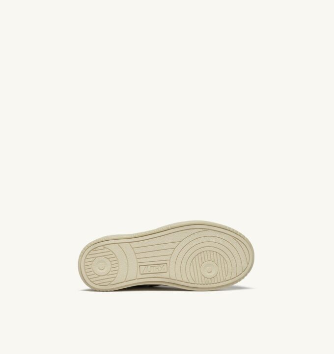 MEDALIST LOW KIDSTRIPES SNEAKERS IN LEATHER COLOR WHITE