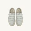 MEDALIST LOW KIDSTRIPES SNEAKERS IN LEATHER COLOR WHITE