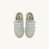 MEDALIST LOW KIDSTRIPES SNEAKERS IN LEATHER COLOR WHITE AND GLITTER