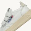 MEDALIST LOW KIDSTRIPES SNEAKERS IN LEATHER COLOR WHITE AND GLITTER