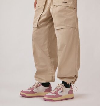 MEDALIST LOW SNEAKERS BICOLOR IN WHITE AND POLIGNAC LEATHER