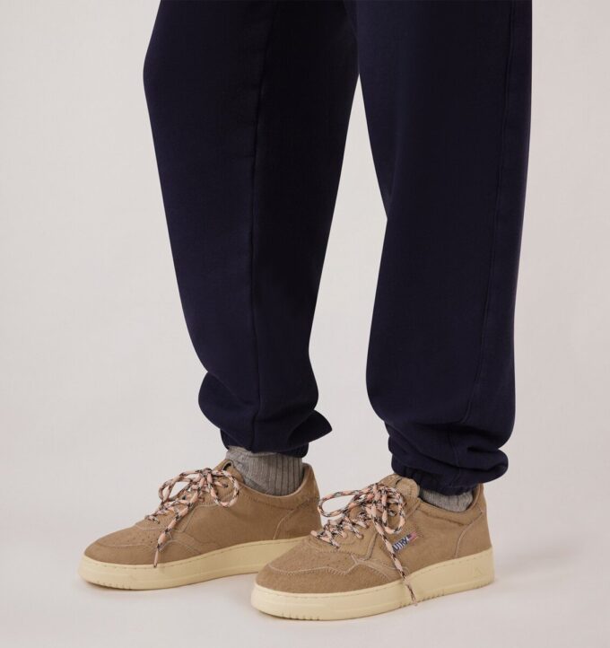 MEDALIST LOW SNEAKERS IN BEIGE PONY HAIR EFFECT